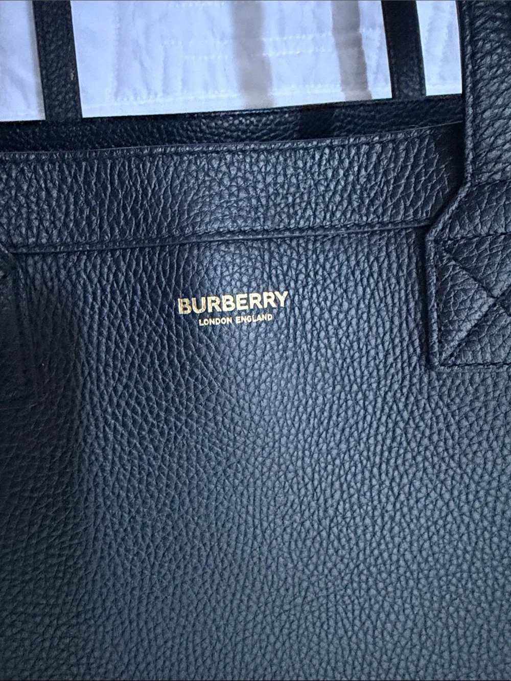 Burberry structured tote